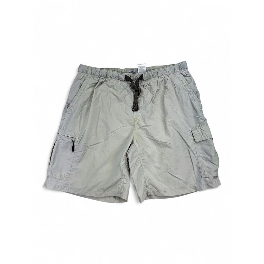 Columbia Men's XL Cargo‎ Athletic Shorts - Light Gray